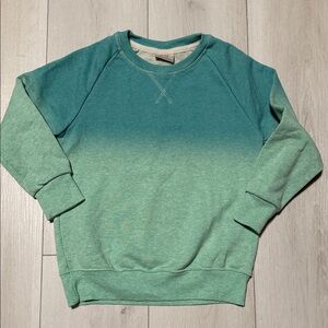 Zara Green Ombre Kids Sweatshirt Boys size 5/6